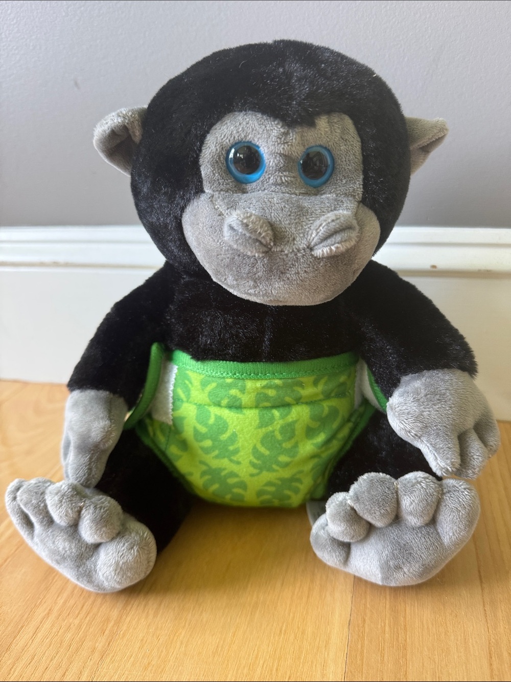 Melissa & Doug Plush Gorilla Monkey w Removable Diaper Baby Toy